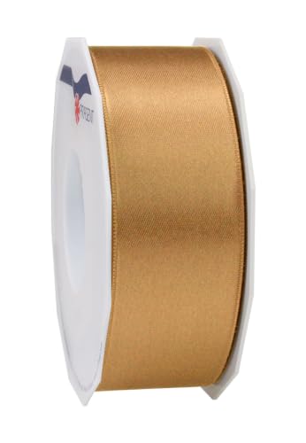 Praesent - Satin Ribbon Gold 40 mm Width, 25 m Length