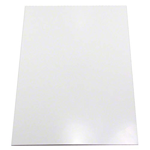 FerroFlex® A4 Flexible 3M™ Self Adhesive & Gloss White Dry Wipe Surface Ferrous Sheet for Walls, Office, Home and Creating Instant Surfaces Magnets Will Attract to - 1 Sheet