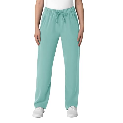 Wink Nova Women's Stovepipe High-Low Hem Scrub Pant, Turquoise, 2XL