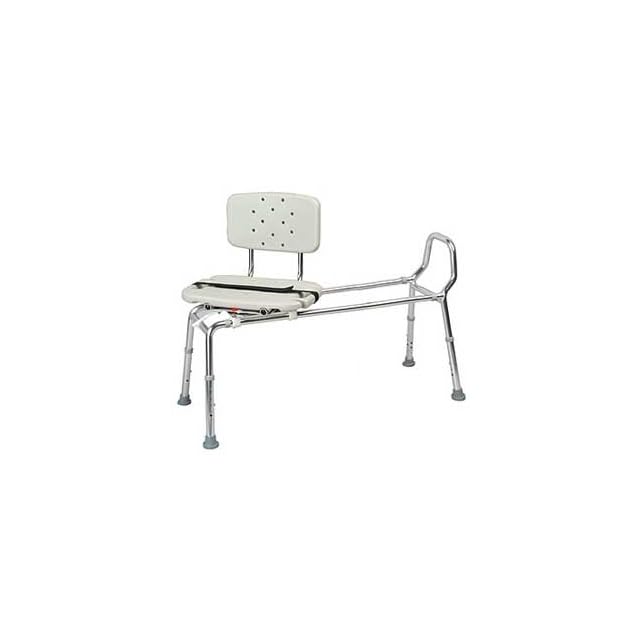 Snap N Save Extra Long Sliding Transfer Bench with Swivel Seat on PopScreen