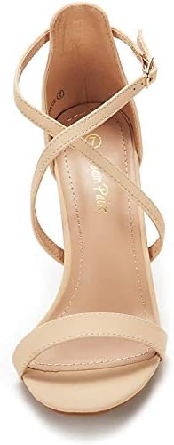 DREAM PAIRS Women's Dolce Fashion Stilettos Open Toe Pump Heel Sandals 5 DREAM PAIRS Women's Dolce Fashion Stilettos Open Toe Pump Heel Sandals