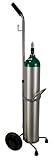 Medical E Oxygen Tank Cart, Adjustable Height