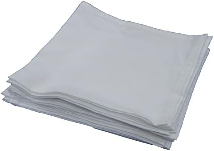 100% Premium Cotton flour sack towels - Bright White. Pack of 6 ( 28 x 28 ) Crinkle effect on Towel for water absorbency. Easy wash and quick dry. The multi purpose towel.