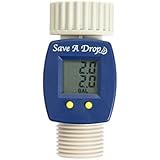 P3 Save A Drop Water Flow Meter | Measure Gallon Usage From an Outdoor Garden Hose | Helps Conserve Water