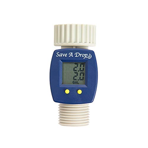 P3 Save A Drop Water Flow Meter | Measure Gallon Usage From an Outdoor Garden Hose | Helps Conserve Water