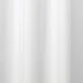 iDesign Fabric Shower, Modern Bath Curtain Liner for Master, Kid's, Guest Bathroom, Extra Wide, White