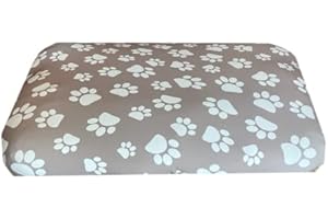 DUKE&LEFTY PetBed Slipcover-Stretch Soft Petbed Cover-Universal-Easy to Remove (Zipper Free)-Tan/Medium