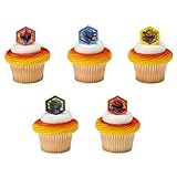 Power Rangers Morphinominal Cupcake Rings - 24 pc