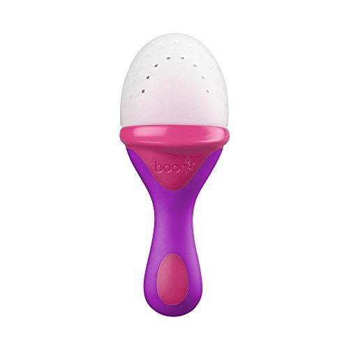 Boon Pulp Silicone Feeder, Violet/Pink