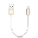 iPhone 6S Charger, iOrange-E Apple Certified 8 Pin 8-inch Short Lightning Cable USB Sync Charger Cord for iPhone 7 6 6S Plus 5S 5C 5, iPad Air, iPad Pro, iPad Mini 4, iPod 5 Nano 7, White