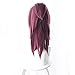 Shqncoh Cosplay Wig Clip on Ponytail Long Deep Purple Curly Women Party Hair Halloween