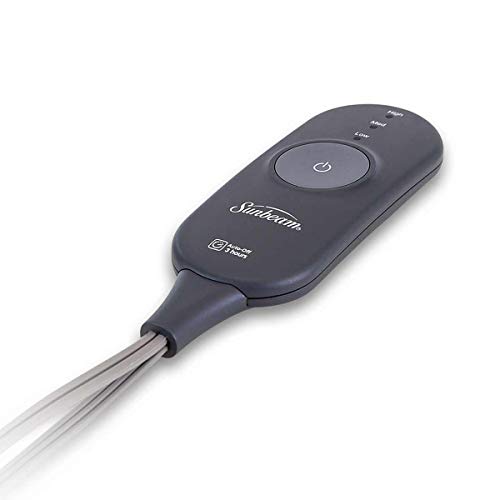 Sunbeam Electric Heated Velvet Plush Deluxe Throw XL Dual Pocket