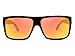 TREEHUT Wooden Bamboo Sunglasses Temples Classic Aviator Retro Square Wood Sunglasses (Yellow Mirror w/Treehut Pouch, Yellow)