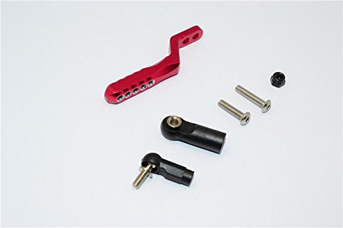 Axial SCX10 II Upgrade Parts (AX90046, AX90047) Aluminum Rear Tow Hitch - 1Pc Set Red