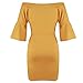 Women’s Strapless Bodycon Pencil Dress – Spring Summer Sexy V-Neck Long Sleeve Bandage Slim Knee-Length Dressthumb 2