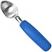 Ice Cream Scoop - Heavy-Duty Stainless Steel, Ergonomic Non-Slip Handle, Dishwasher Safe, Perfect for Gelato, Sorbet & Frozen Desserts - Blue