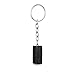 Rock Paradise 1 (One) Tourmaline Stone Silver Toned Key Chain - Natural Black Tourmaline Keychain Exclusive with COA AM19B1-06 …