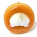 The Sweet Life Series Squishy Soft Kawaii Donuts Bread Bun Squishy Toys Stress Ball, Ball Chain (Pearl White Hamster / Chocolate Iced Plain Donut)
