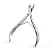 Cuticle Nipper, Saxhorn Cuticle Cutter and Remover with Cuticle Pusher for Dead Skin - Durable Manicure Tools and Cuticle Clippers- Stainless Steel