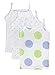 Feathers Girls Polkadot Print Tagless Cami Super Soft Undershirts (3/pack)