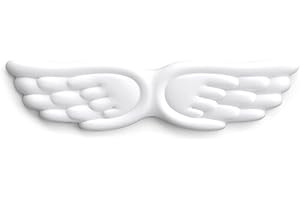 Pasuihcay Mouse Pad Set Keyboard Wrist Rest Angel Wing Memory Foam Wrist Support Ergonomic Non-Slip for Computer Laptop Easy 