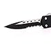 OTF Double Action Out The Front Safety Knife Assisted Tactical Combat Knife (Partial Serrated)