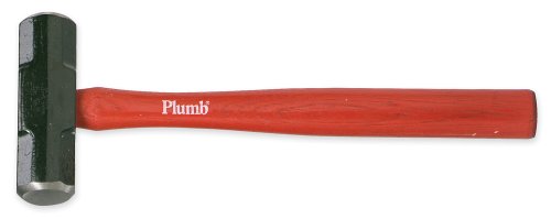 Click Here to See More Images PLUMB HAMMER,HICKORY,40OZ,DOUBLE FACED ENG (1 Each) 11527