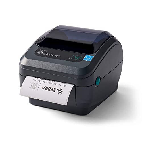 Zebra GX420d Direct Thermal Desktop Printer for Labels, Receipts