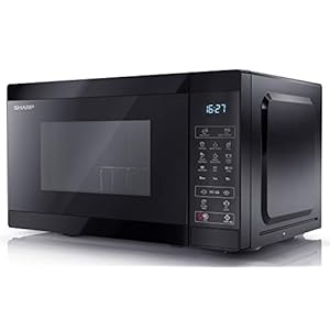 Sharp-YC-MG02U-B-Digital-800-W-Microwave-Oven-with-1000-W-Grill-20-Litre-Capacity-11-Power-Levels--Black SHARP YC-MG02U-B 800W Digital Touch Control Microwave with 20 L Capacity, 1000W Grill & Defrost Function – Black