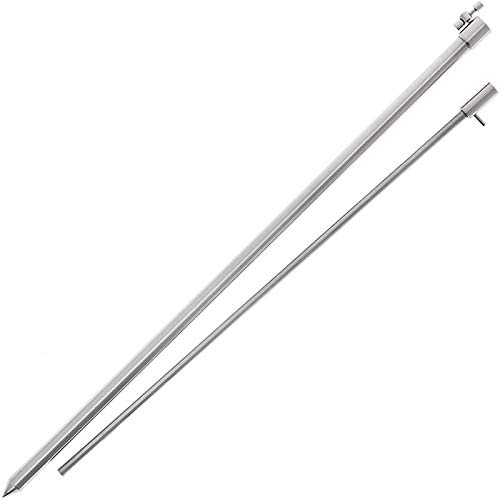 Deluxe Edelstahl Bankstick 30 50 75 90 120 cm nach Wahl Rod Pod Karpfen Carp Rutenhalter – Bild 4