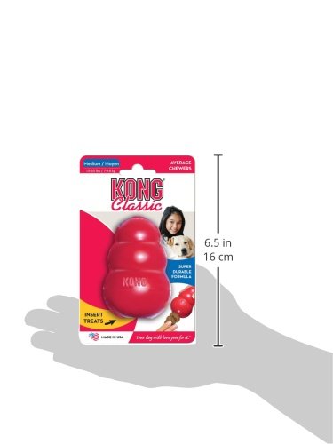 KONG Classic Dog Toy, Medium, Red