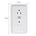Wi-Fi Electrical Wall Outlet Spy Hidden Camera -BSTCAM Wall Outlet 720P Live Video Wi-Fi hidden Camera 60 days standby Self Loop Record Nanny Home Security Video Recorder Camera
