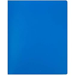 JAM PAPER Heavy Duty Plastic Multi Pocket Folders
