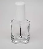 Clear bottle, 14 mL with brush cap () by Jubujub