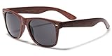 Rose Wood Print Frame Sunglasses