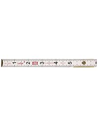 Lufkin 626ln 6 "x 5 8" Fontaneros Madera Regla Rojo Fin