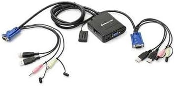 2-Port USB KVM Switch w Audio