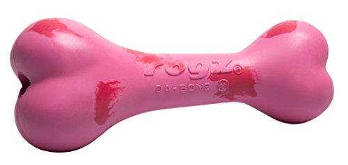 ROGZ Pupz Da Bone Chew Toy, Small/4″, Blue/Pink