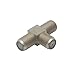 Eightnoo 10-Pack 3-Way F-Type Coax Cable Splitter Combiner Female to 2 Female for Video VCR Antenna TV Cable Satellite