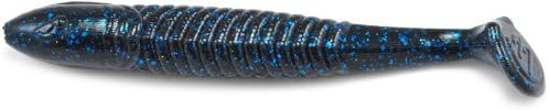 Bruiser Super Swimmer Bait, Black Blue Flake