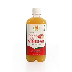 NatureVit Organic Apple Cider Vinegar with Mother, 500ml