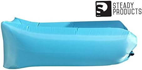 Inflatable Air Lounger| For Camping and Pool Relaxation| Portable Outdoor Air Sofa| Camping Couch| Beach Lounge Blow-up Lounger| Air Chair w/ Drawstring Travel Bag