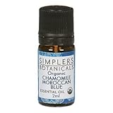 Living Flower Essences Simplers Botanicals Chamomile Organic, Moroccan Blue, 0.06 Fluid Ounce