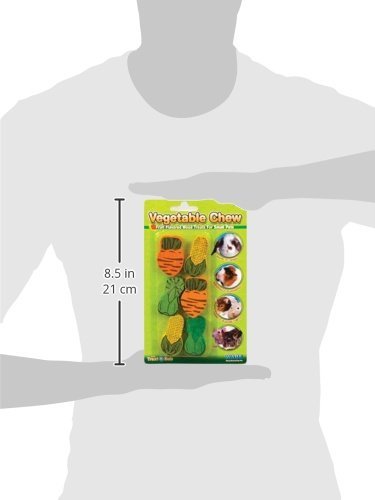 (4 Pack) - Ware Manufacturing Wood Vegetable Small Pet Chews - 6 Chews per Package