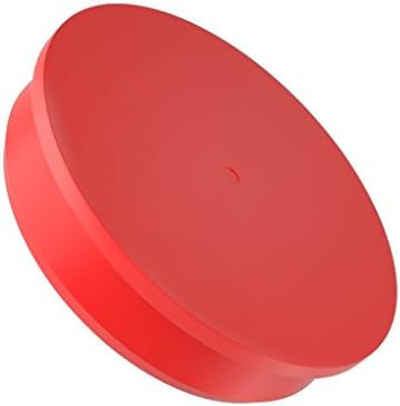 Round Polypropylene Plugs 4" Poly Plug Red MOCAP PRP4.000RED (qty50)