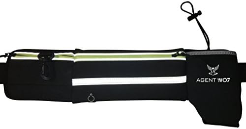 LV Fitness Running Belt Waist Pack Adjustable Fanny Pouch for Runners Hands Free Water Resistant Workout - iPhone 6/7/8/10 and Android for Walking Hiking Gear and Marathons for Men and Women