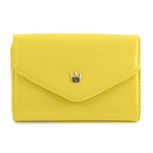 OOOUSE Multifunctional Coin Purse Wrist Bag Handbag Envelope Wallet Pouch for iphone 4 4S 5 Smart Phone (Lemon Yellow)