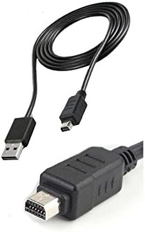 USB charge and data sync plug jack connector cable charger for home or travel &amp; via power ports/car/wall/battery accessories designed for Olympus Tough TG-850 TG-860