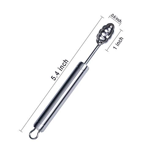 Stainless Steel Melon Ball Scooper, Caterpillar-Shaped Baller, Vegetable Cutter, Fruit Scooper, Funny Kitchen Fruit Tool