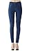 ISOLDE - Skinny Medium Blue Indigo Jegging Super Stretch Knit Denim for Women with Fully Functional Pockets M
